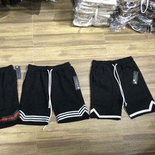 Quần shorts thun cào nam Quần shorts nam phối sọc
