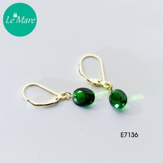 Khuyên tai Ngọc lục bảo E7136