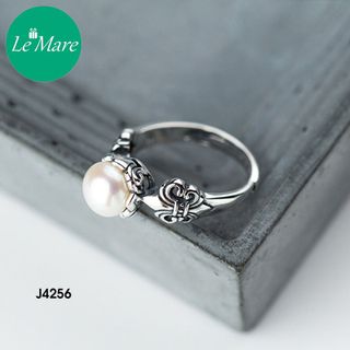 Nhẫn Ngọc Trai Bạc Thái J4256