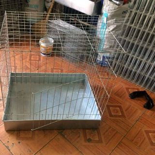 chuồng gà khổ 60vuông không khay