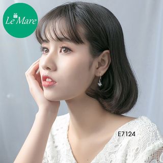 Khuyên tai Lục giác đá E7124