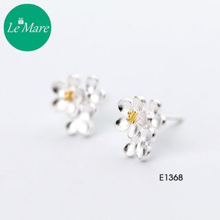 Khuyên tai 3 bông anh đào E1368