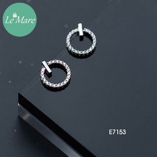Khuyên tròn đính đá E7153