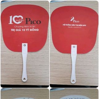 quạt nhựa quảng cáo