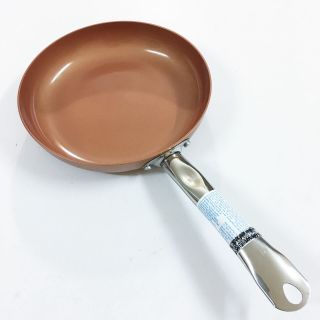 Chảo chiên thực phẩm SUPER CHEF Hợp kim tráng men đáy từ 24cm Tay cầm chống nóng SCF2024