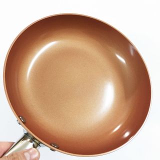 Chảo chiên thực phẩm SUPER CHEF Hợp kim tráng men đáy từ 24cm Tay cầm chống nóng SCF2024