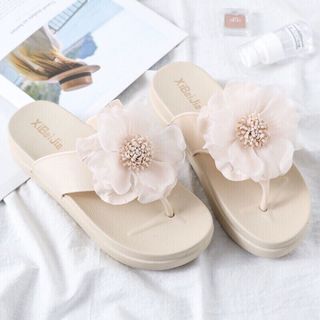 Dép kẹp hoa cute