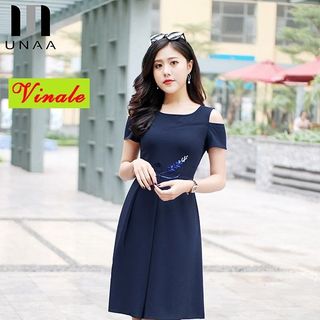 ĐẦM TRÊ VAI LAVENDER