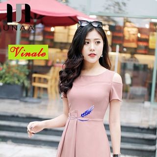 ĐẦM TRÊ VAI LAVENDER