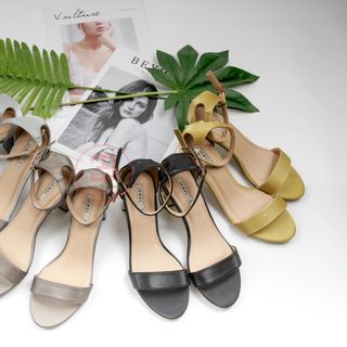 Giày Cao Gót Đế Trụ Sandal Jewel Cao Cấp -