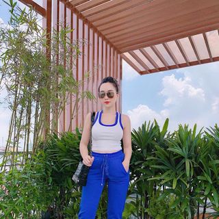 Set bộ thể thao 3 lỗ croptop viền cực Hot hittttttt