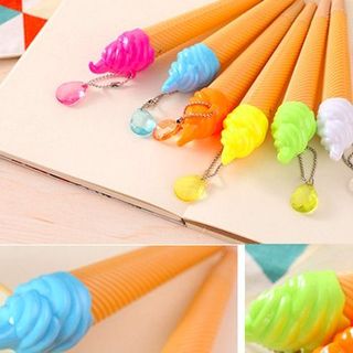 viết mực mẫu đẹp hình kem rất đẹp nha