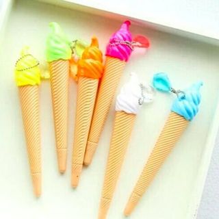 viết mực mẫu đẹp hình kem rất đẹp nha