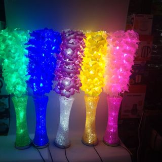 Bình hoa led sợi quang loại thân dài - cao 90cm