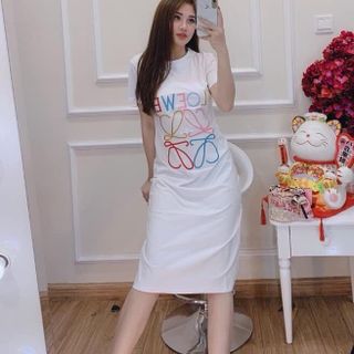 Đầm thun suông in LOEWE cực xinh Hot Hit
