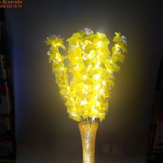 Bình hoa led sợi quang loại thân dài - cao 90cm