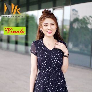 ĐẦM CỔ TIM CHUN EO