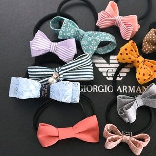 cột tóc phong cách Hàn Quốc mẫu nơ