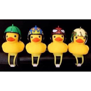 vịt siêu cu te có mũ đèn phát sáng và chong chóng