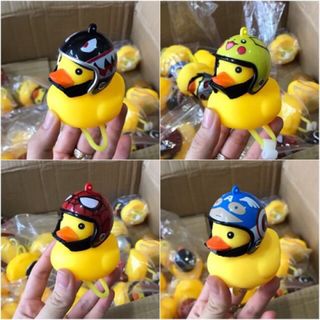 vịt siêu cu te có mũ đèn phát sáng và chong chóng