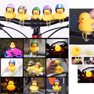 vịt siêu cu te có mũ đèn phát sáng và chong chóng