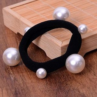 cột tóc phong cách Hàn Quốc hạt trai lớn nhỏ
