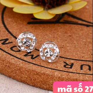 Bông tai kim loại mẫu mới rất đẹp