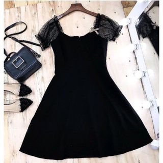 Đần đen tay lưới thanh lịch