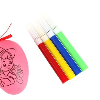 Bộ trứng tô màu Rất nhiều mẫu mã luôn Gồm 1 trứng và 4 bút