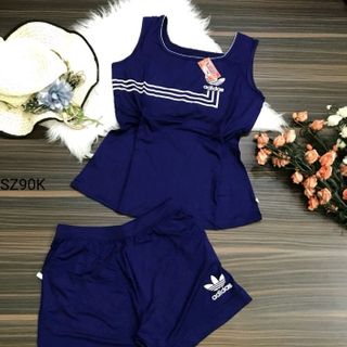 Bộ cotton dẽo sát nách đùi
