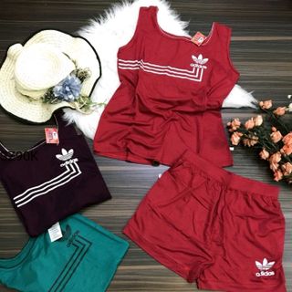 Bộ cotton dẽo sát nách đùi