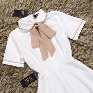 Đầm chata vải cát Hàn co giản 4 chiều có thể lên màu theo yêu cầu
