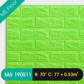 Xốp dán tường 3D giả gạch 70x77cm giá rẻ loại 5mm