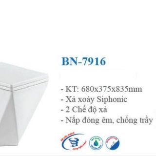 Bồn cầu nguyên khối công nghệ NANO mới nhất