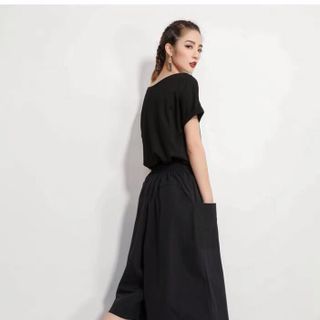 SET ÁO THUN QUẦN ỐNG RỘNG
