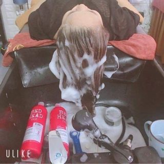Cặp dầu gội - xả tigi đỏ
