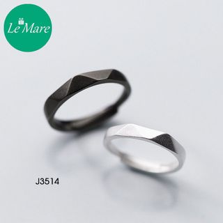 Nhẫn đôi Black and White Nữ J3514-1500