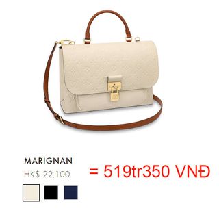 Túi Xách LIV Marignan Họa Tiết Chìm Tinh Tế