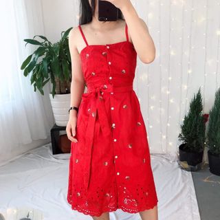 ĐẦM XÔ HOA THÊU 2 DÂY CAO CẤP / 3 màu