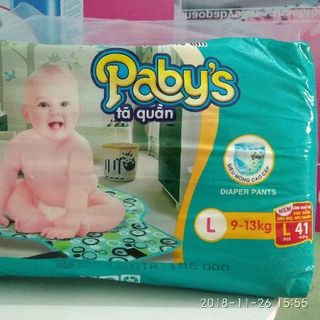 Tã Quần Pabys thạch thảo quai xách mẫu mới M44-L41-XL38-XXL36
