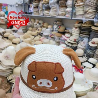 NÓN CÓI HÌNH THÚ NGỘ NGHĨNH CHO BÉ
