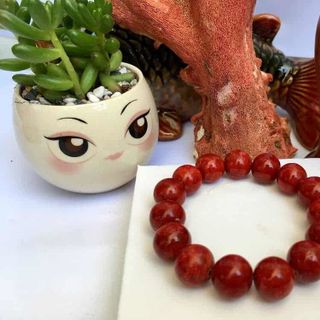 Vòng đeo tay San hô đỏ tự nhiên 12 - 20li