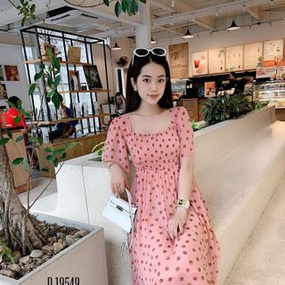 ĐẦM CHẤM BI BO NGỰC