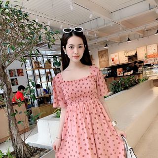 ĐẦM CHẤM BI BO NGỰC