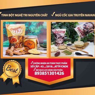 Tinh Bột Nghệ TRI - đẹp da ngăn ngừa lão hóa mờ thâm chữa đau dạ dày