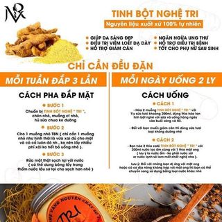 Tinh Bột Nghệ TRI - đẹp da ngăn ngừa lão hóa mờ thâm chữa đau dạ dày