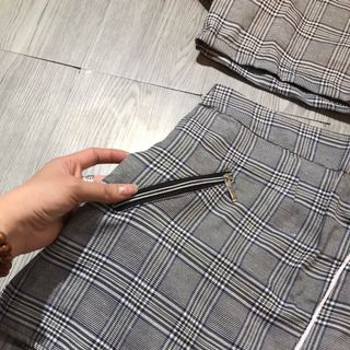 Set áo croptop và quần giả váy siêu đẹp