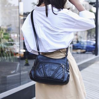 Túi xách đeo chéo da mềm size 27cm