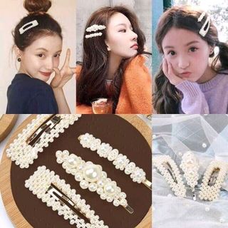 SÉT KẸP TÓC NGỌC TRAI CAO CẤP