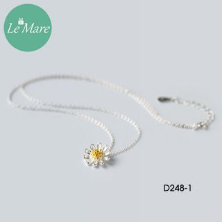 Dây chuyền hoa cúc vàng D248-1